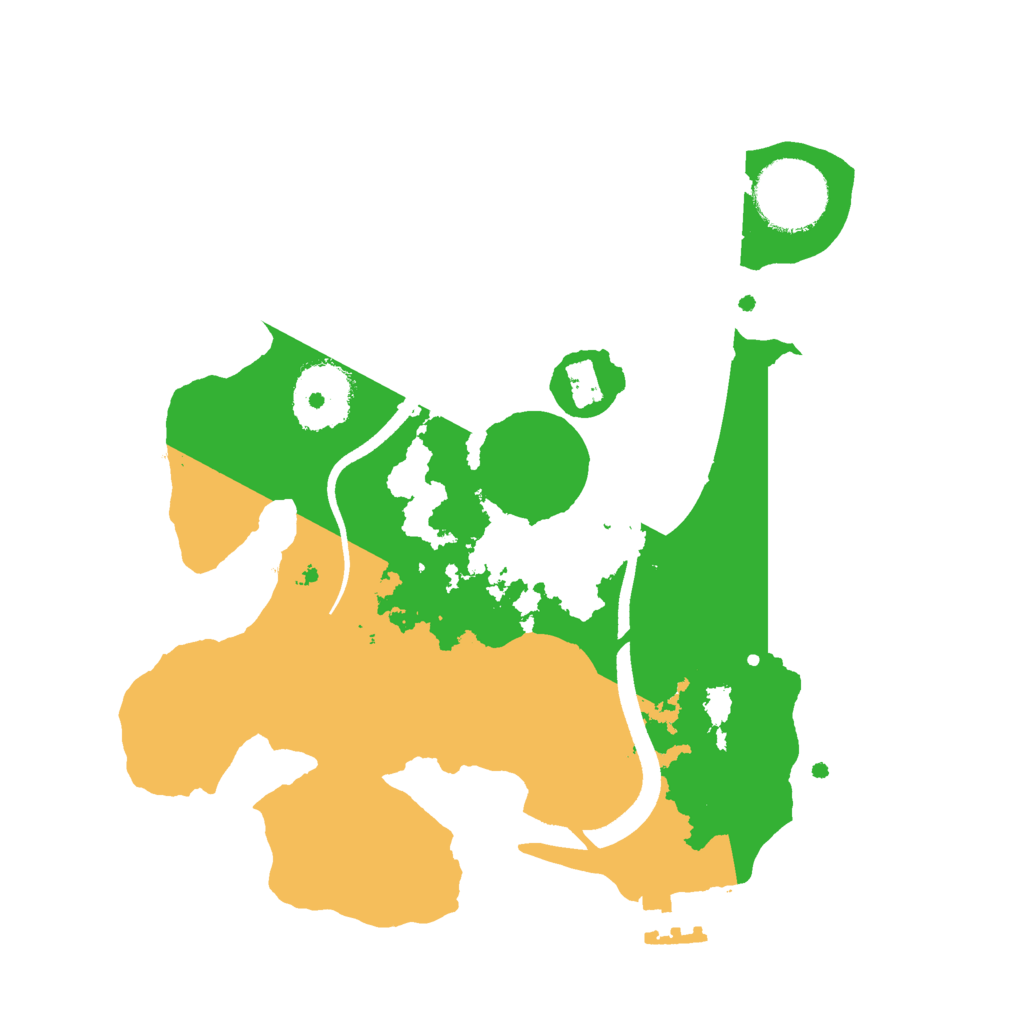 Biome Rust Map: Procedural Map, Size: 2500, Seed: 171228783