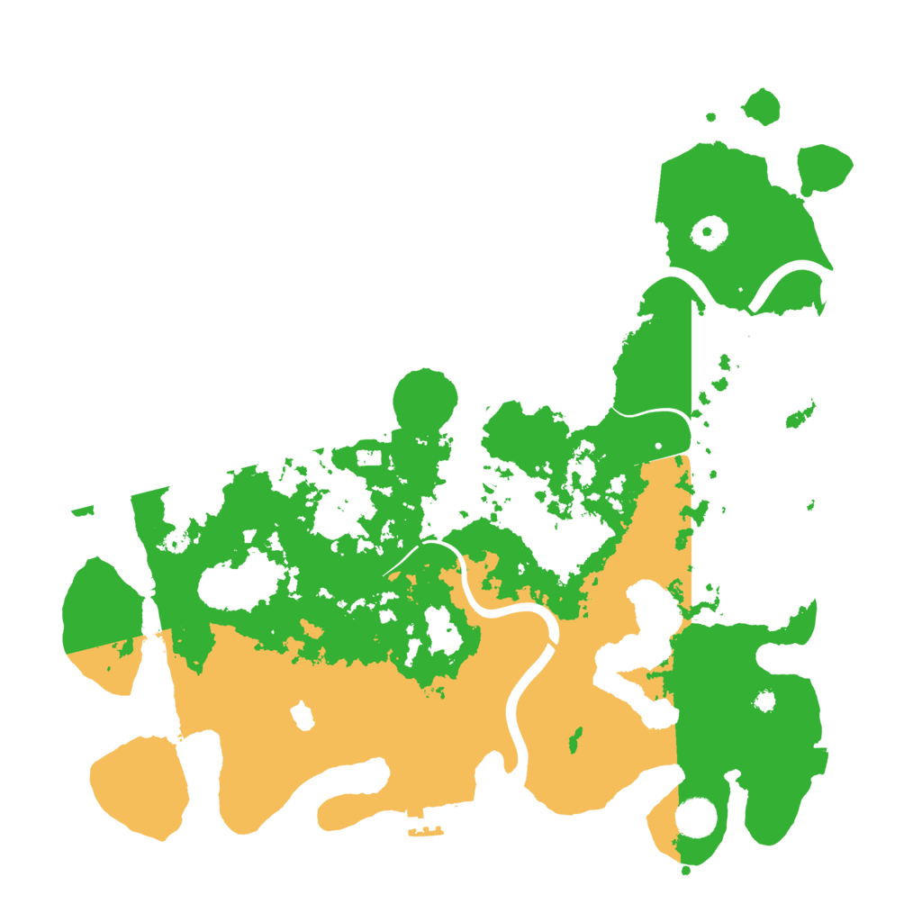 Biome Rust Map: Procedural Map, Size: 4000, Seed: 527957866