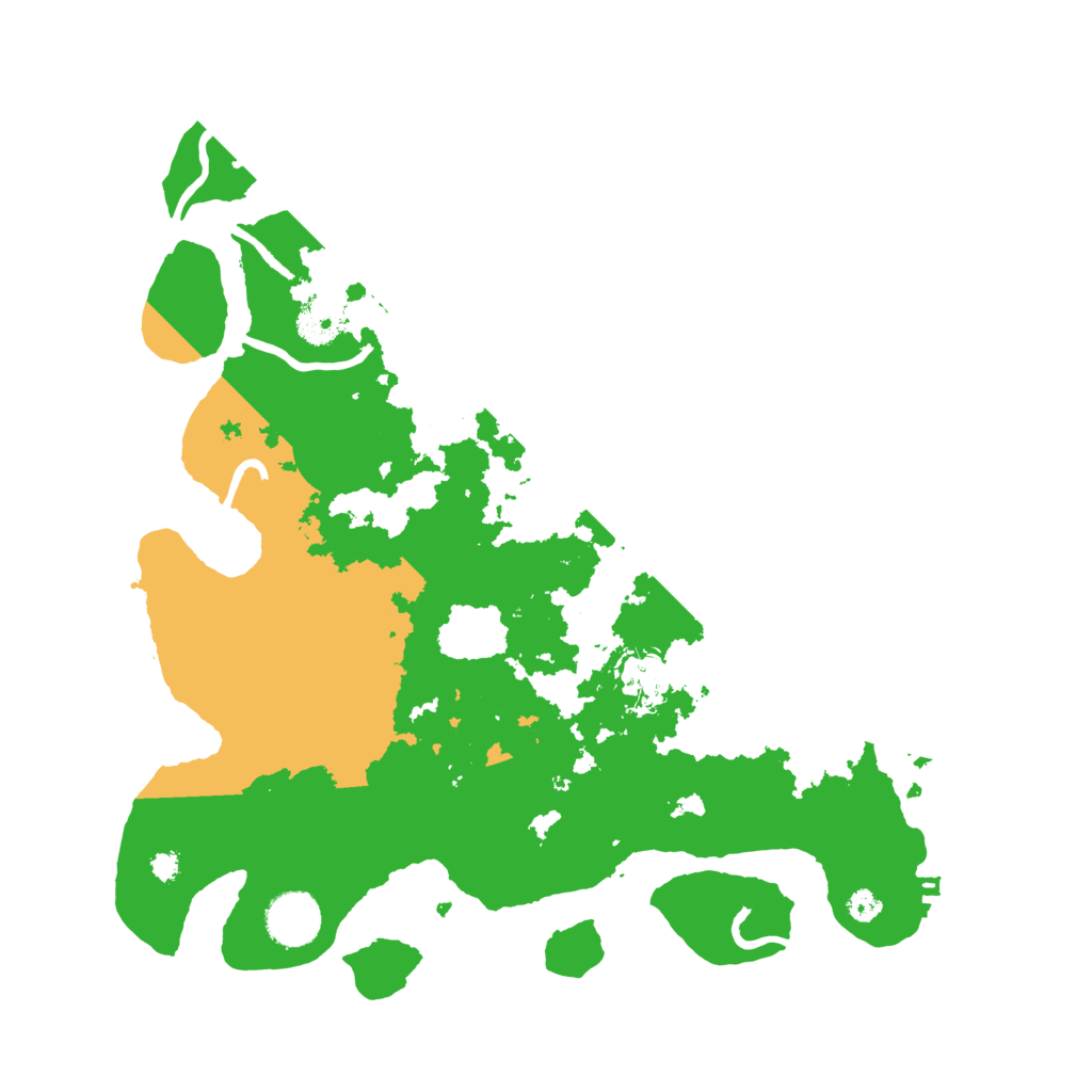 Biome Rust Map: Procedural Map, Size: 3500, Seed: 145123