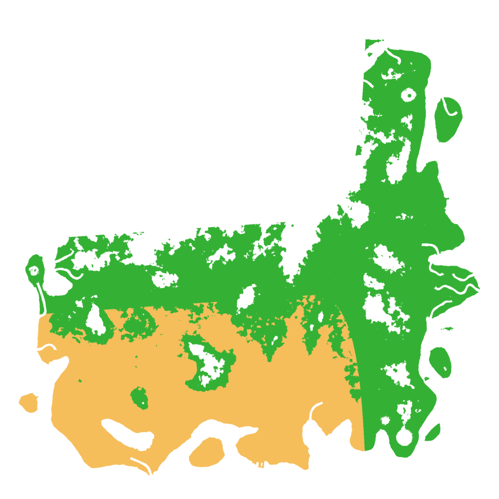 Biome Rust Map: Procedural Map, Size: 5400, Seed: 2654