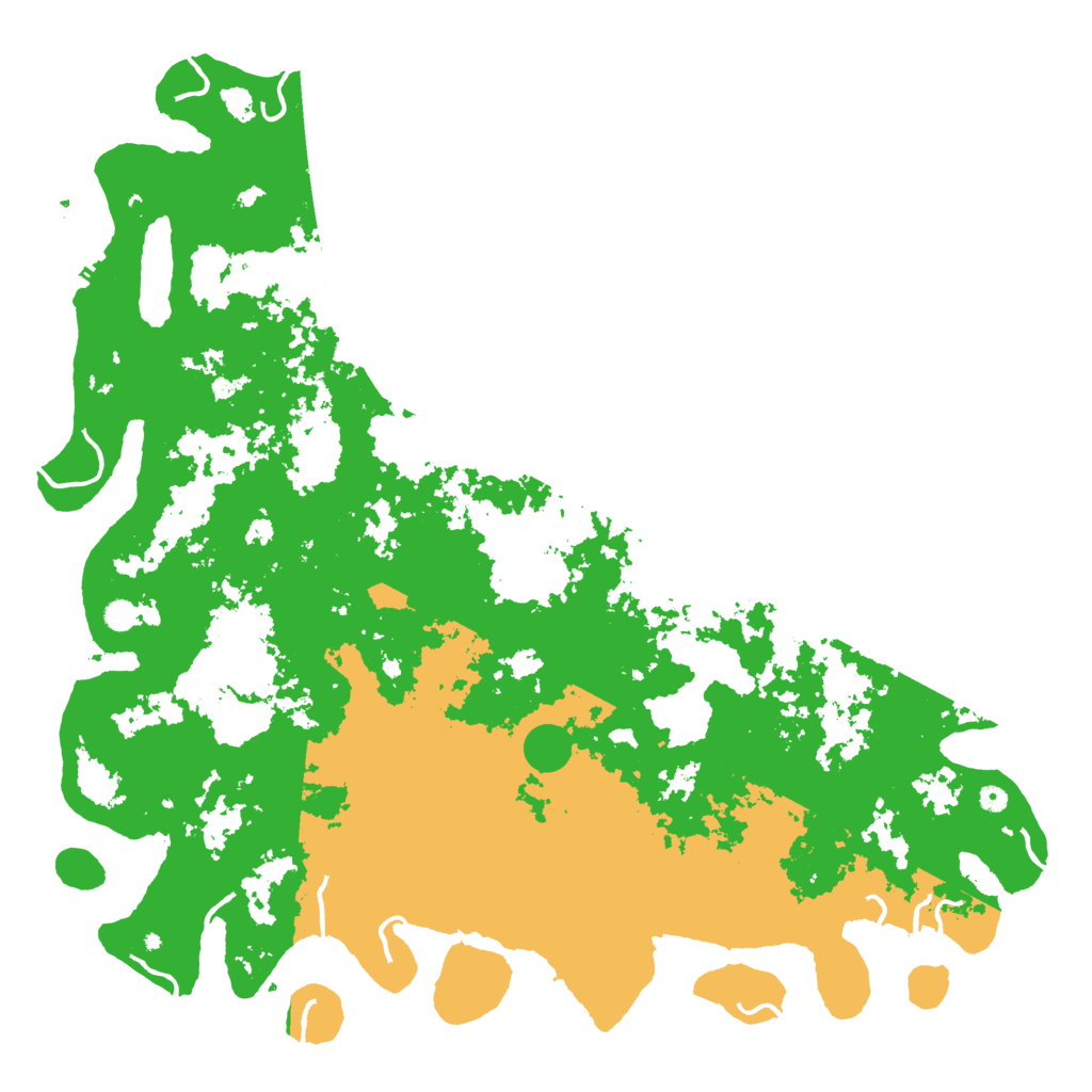 Biome Rust Map: Procedural Map, Size: 6000, Seed: 1524969671