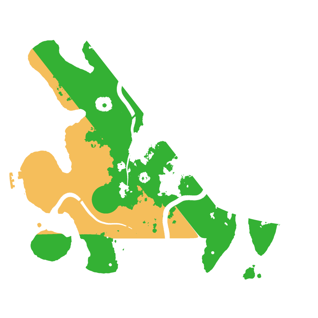 Biome Rust Map: Procedural Map, Size: 3000, Seed: 1308730461