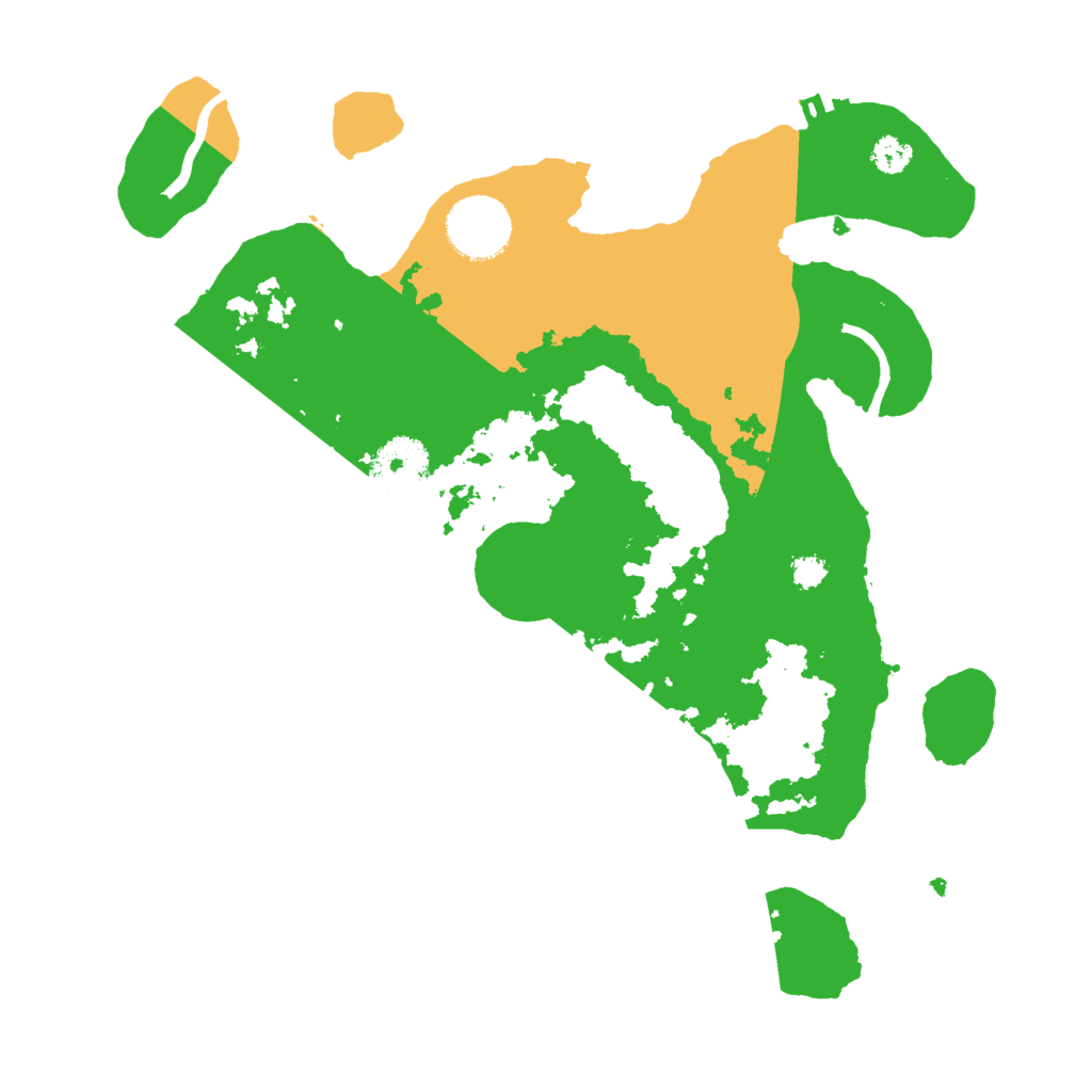 Biome Rust Map: Procedural Map, Size: 3000, Seed: 21692