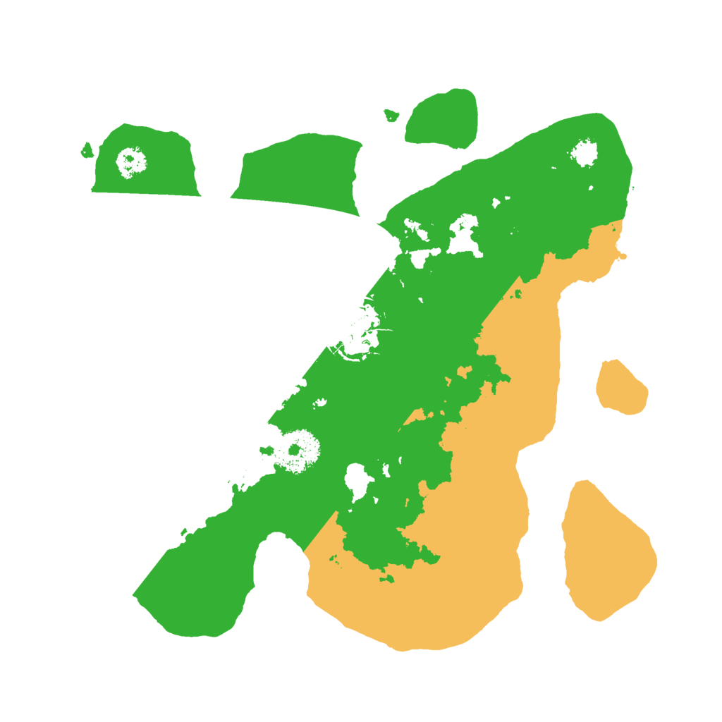Biome Rust Map: Procedural Map, Size: 2500, Seed: 325638611