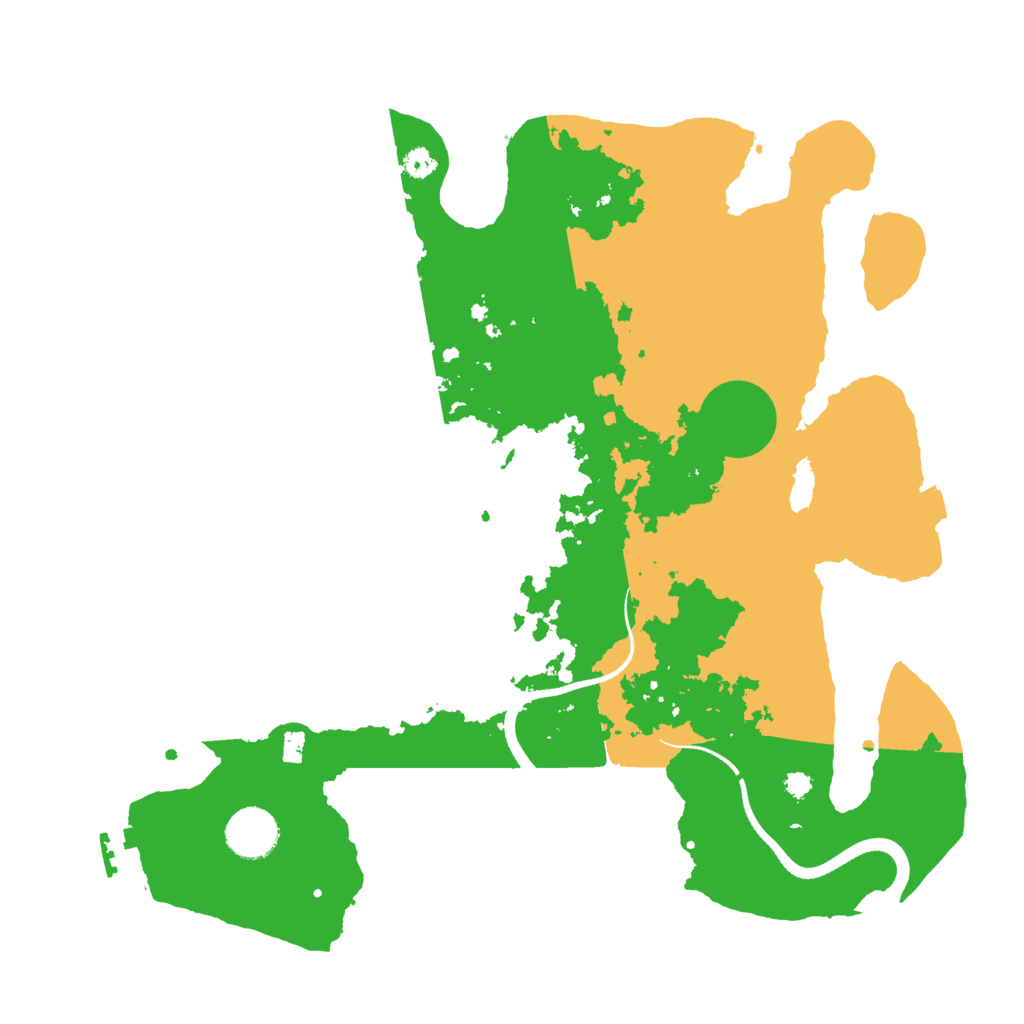 Biome Rust Map: Procedural Map, Size: 3500, Seed: 2139660962