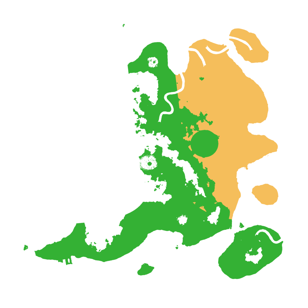 Biome Rust Map: Procedural Map, Size: 3000, Seed: 2114030975