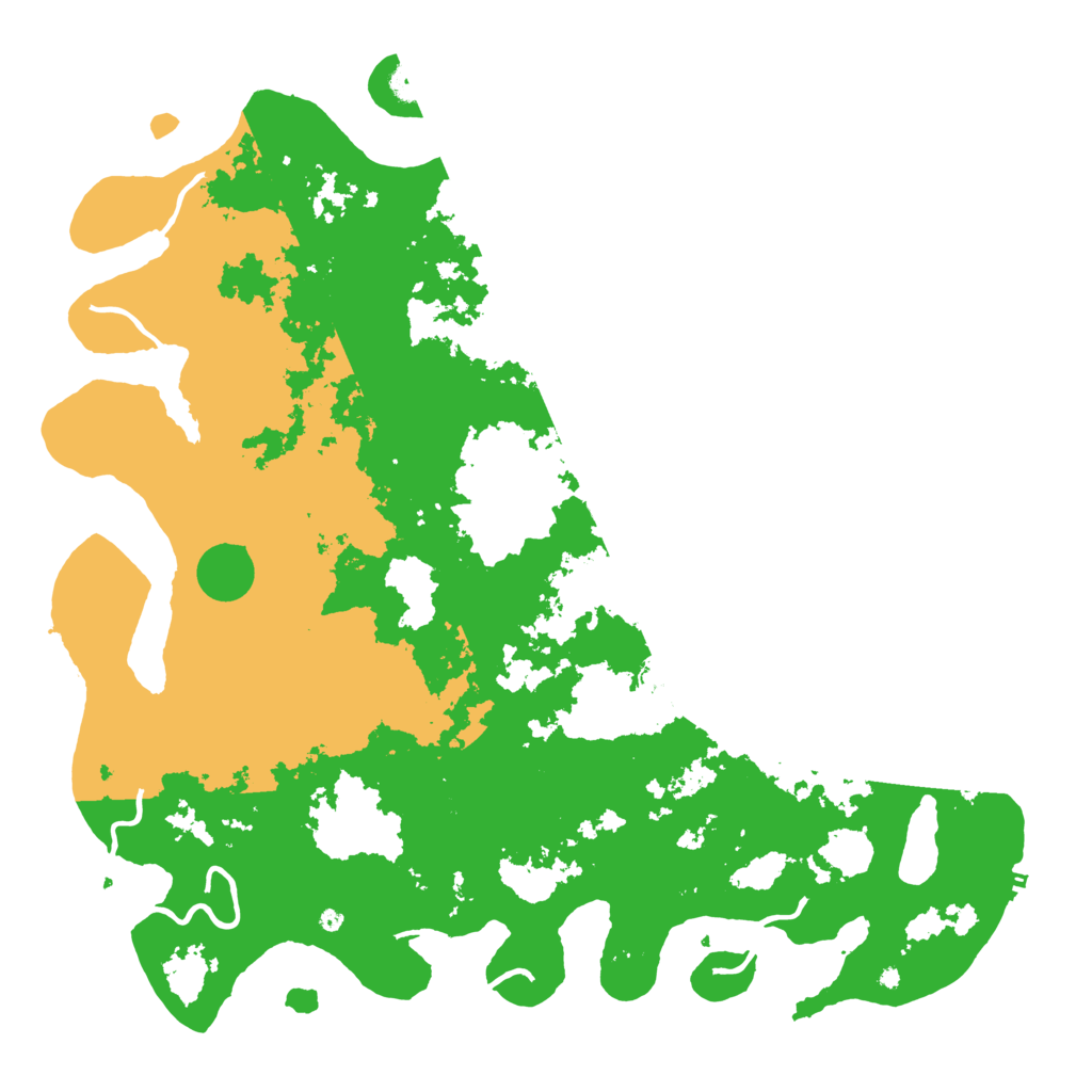 Biome Rust Map: Procedural Map, Size: 5000, Seed: 60778