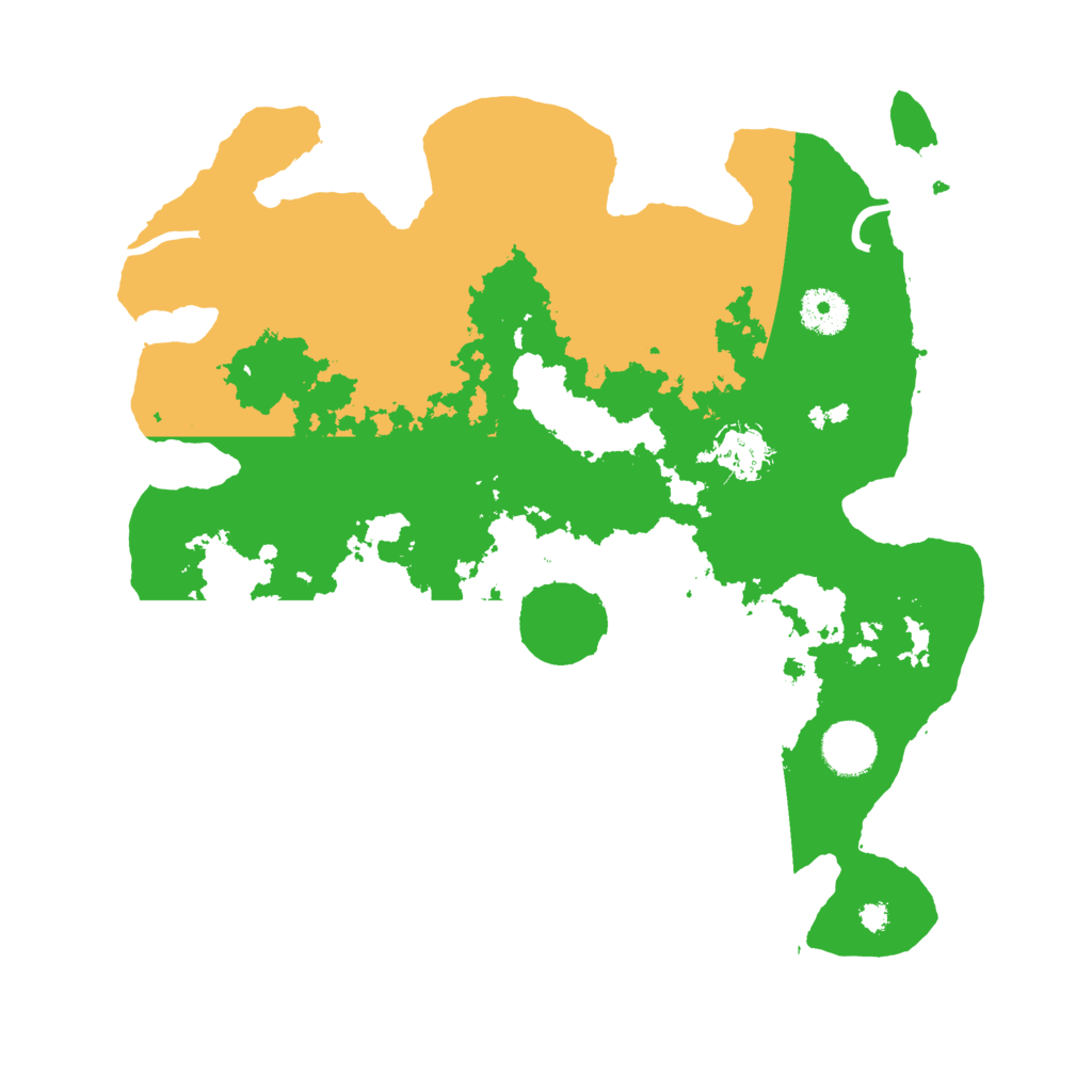 Biome Rust Map: Procedural Map, Size: 3500, Seed: 23525