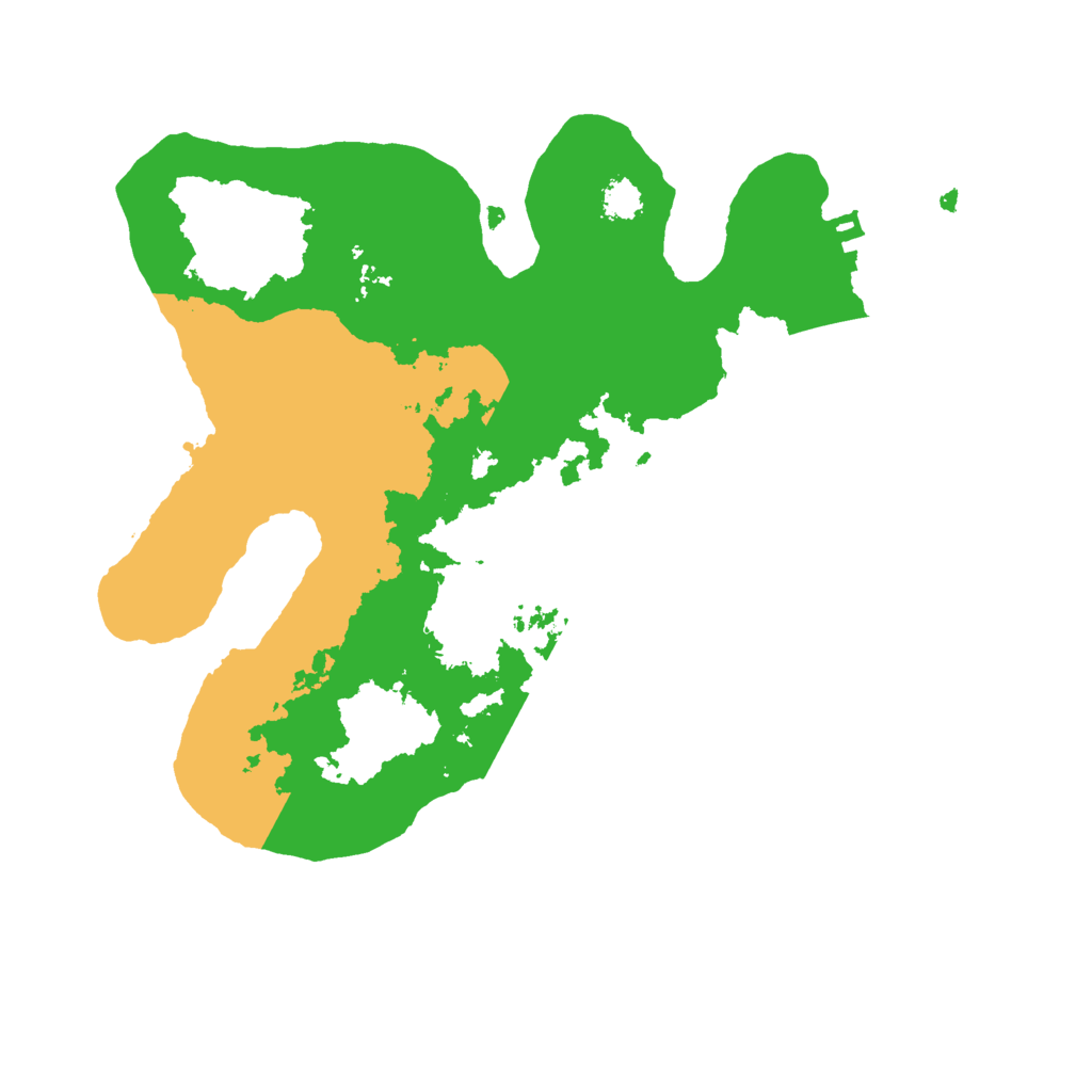 Biome Rust Map: Procedural Map, Size: 2500, Seed: 9567456