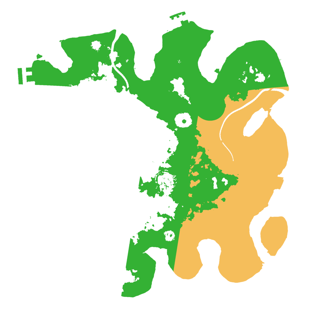 Biome Rust Map: Procedural Map, Size: 3000, Seed: 387789004