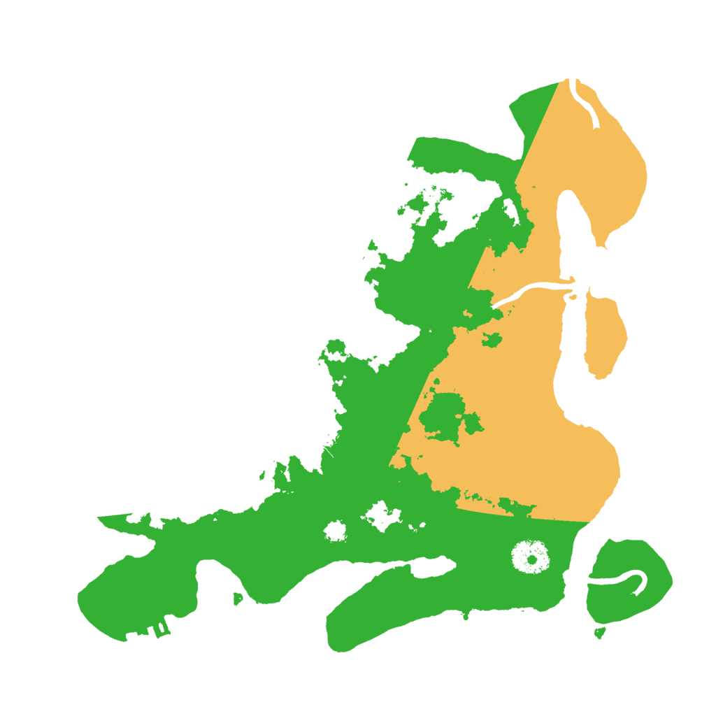 Biome Rust Map: Procedural Map, Size: 3000, Seed: 1256323443