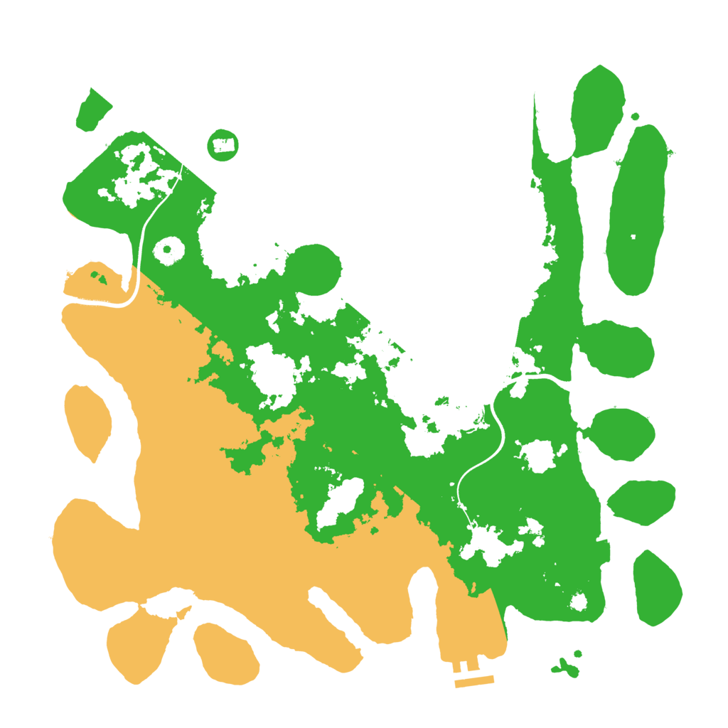 Biome Rust Map: Procedural Map, Size: 3750, Seed: 1684038403