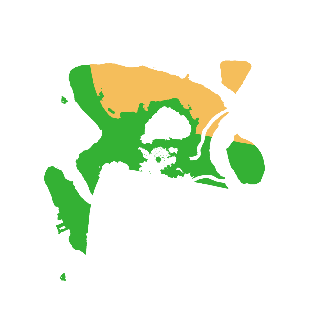 Biome Rust Map: Procedural Map, Size: 2200, Seed: 4048