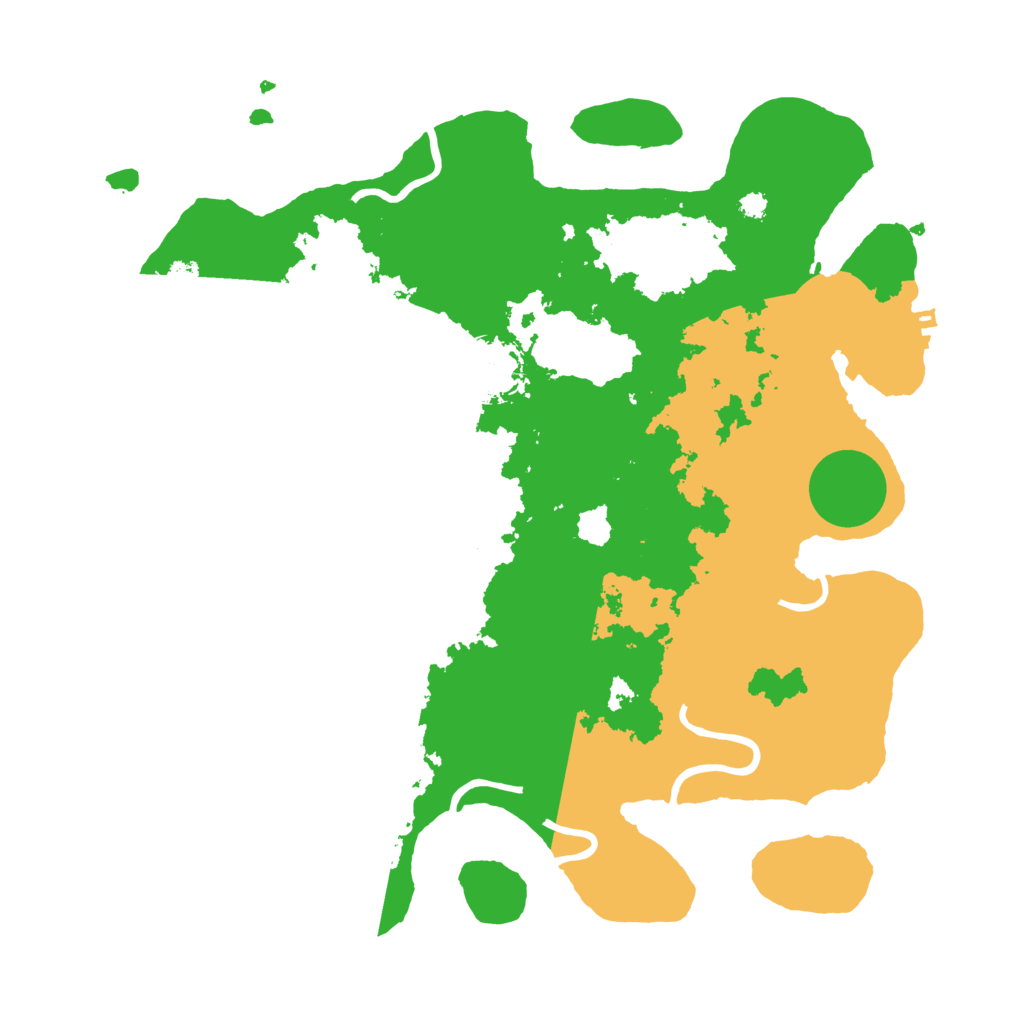 Biome Rust Map: Procedural Map, Size: 3500, Seed: 1089859716