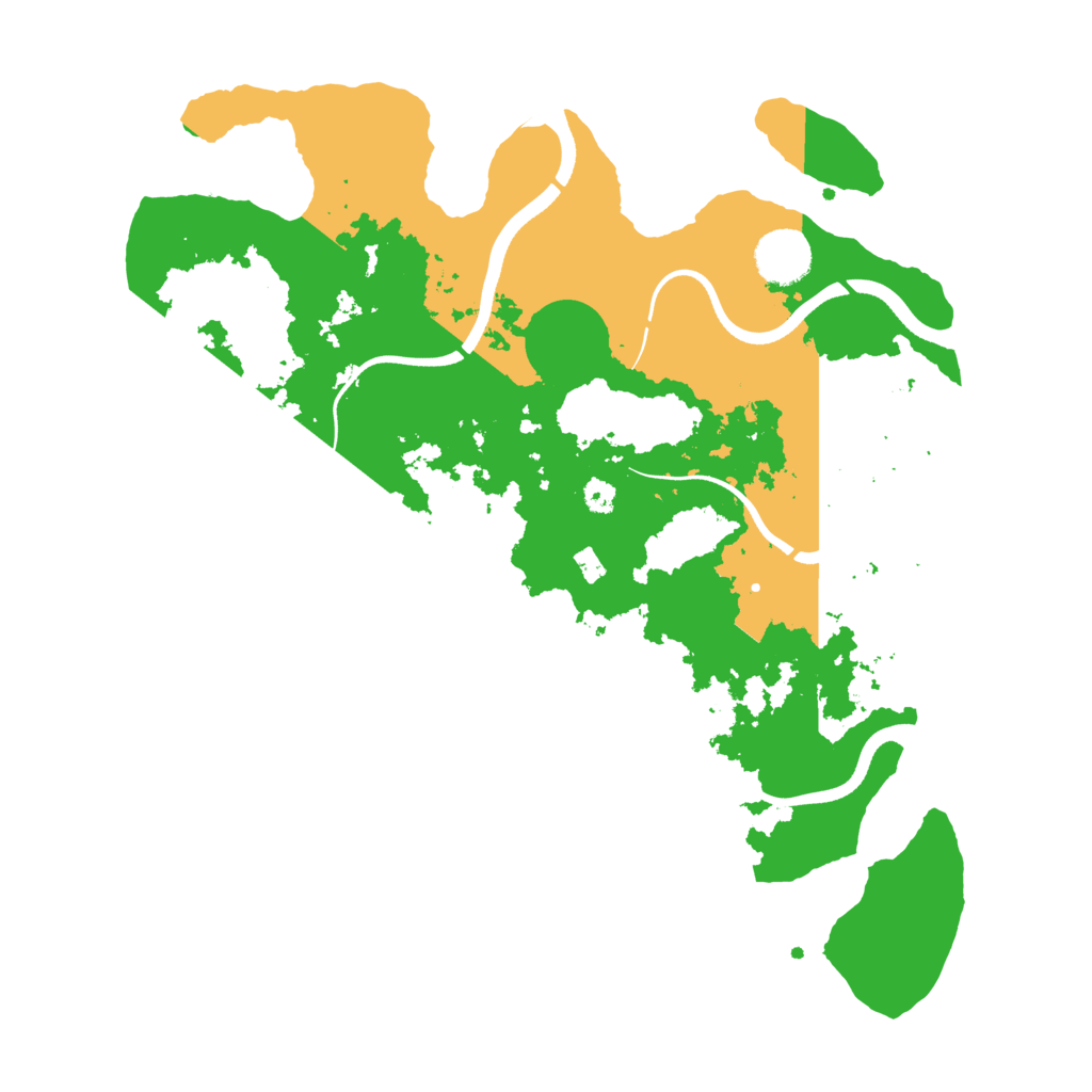 Biome Rust Map: Procedural Map, Size: 3500, Seed: 678845802