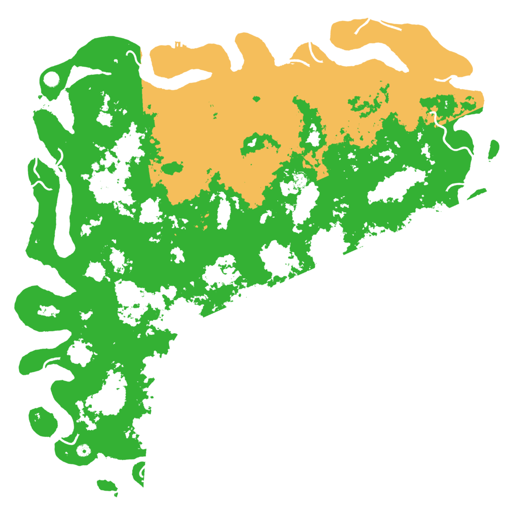 Biome Rust Map: Procedural Map, Size: 6000, Seed: 882818067