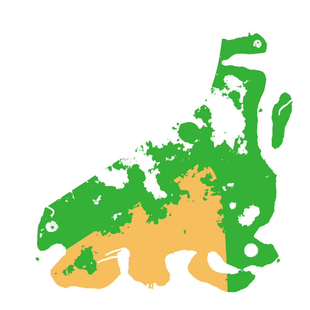 Biome Rust Map: Procedural Map, Size: 4000, Seed: 172093