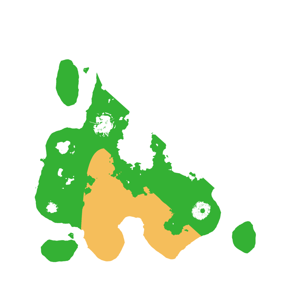 Biome Rust Map: Procedural Map, Size: 2500, Seed: 365379