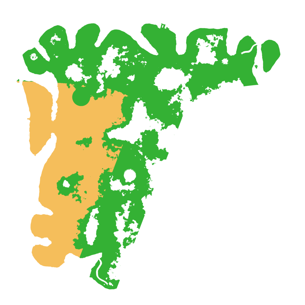 Biome Rust Map: Procedural Map, Size: 4500, Seed: 3569