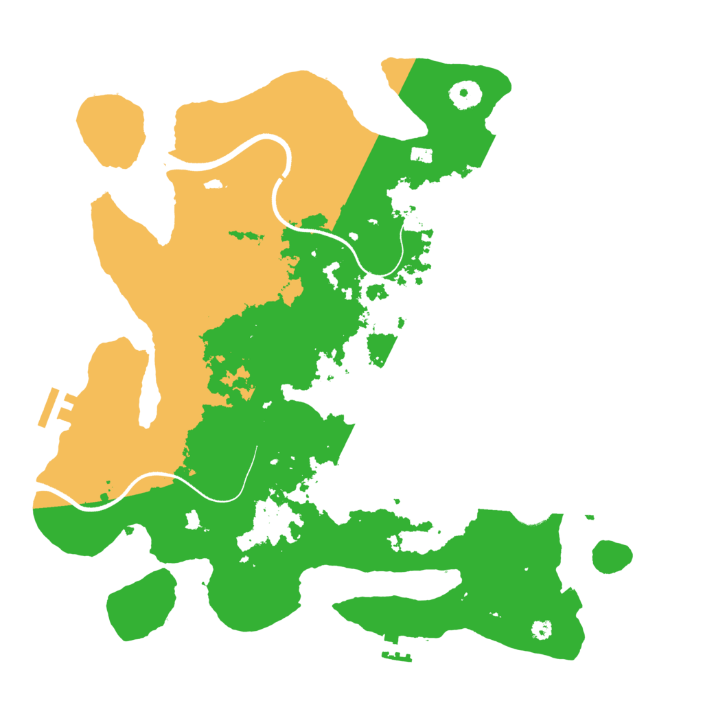 Biome Rust Map: Procedural Map, Size: 3500, Seed: 2136731811