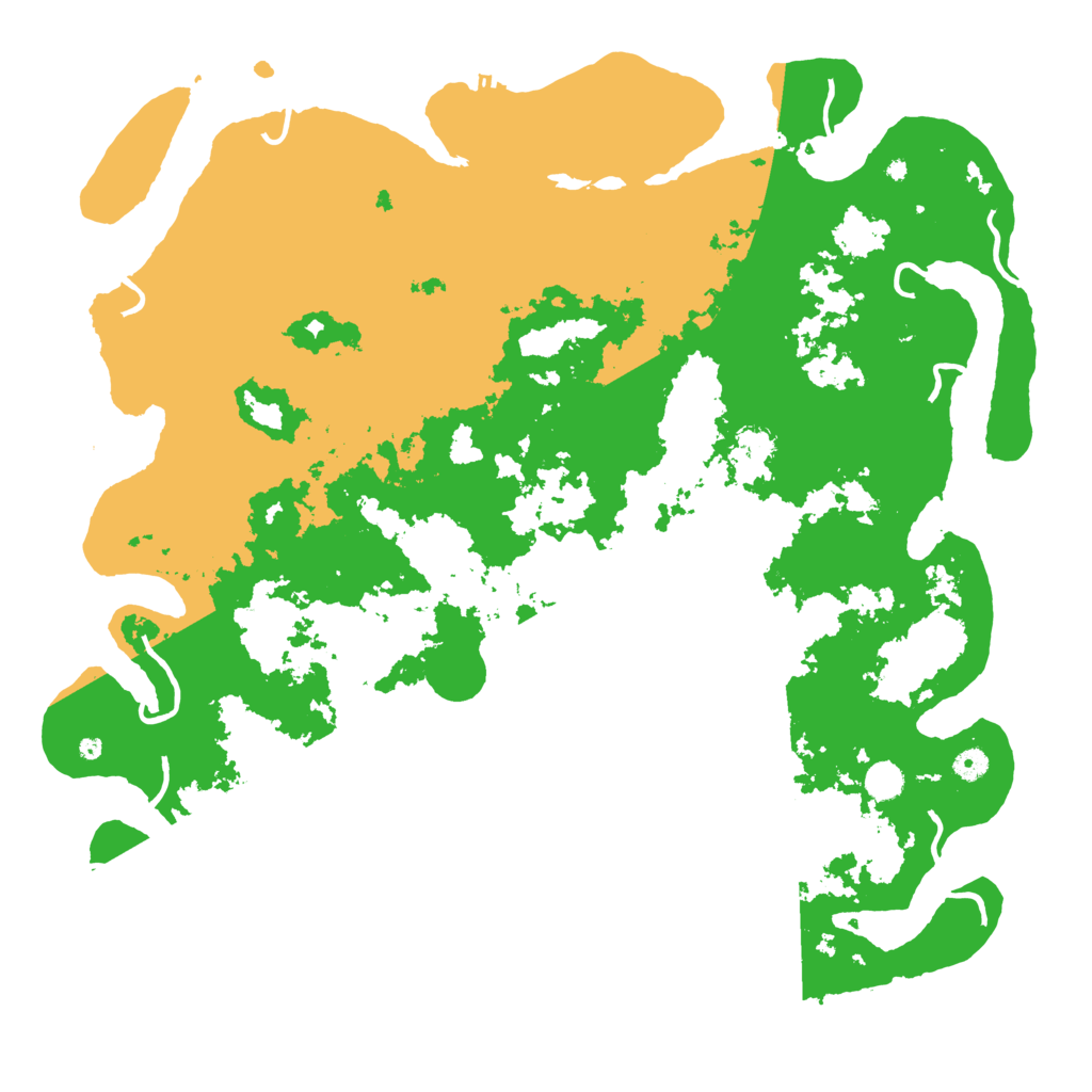 Biome Rust Map: Procedural Map, Size: 5000, Seed: 854789