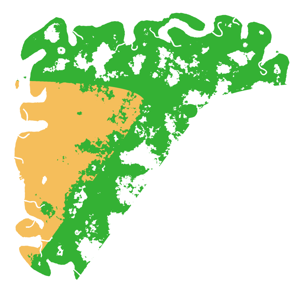 Biome Rust Map: Procedural Map, Size: 6000, Seed: 586541777