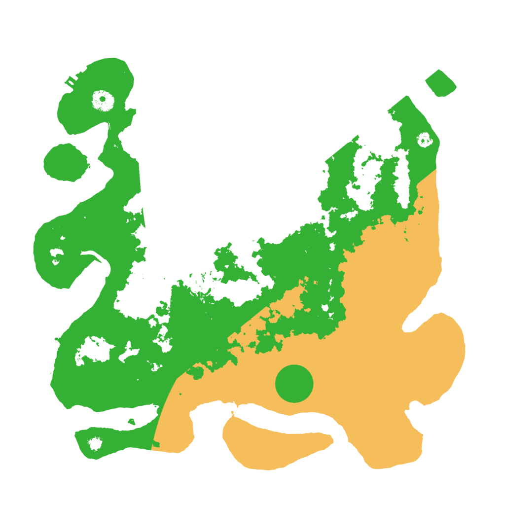 Biome Rust Map: Procedural Map, Size: 3500, Seed: 1727905140