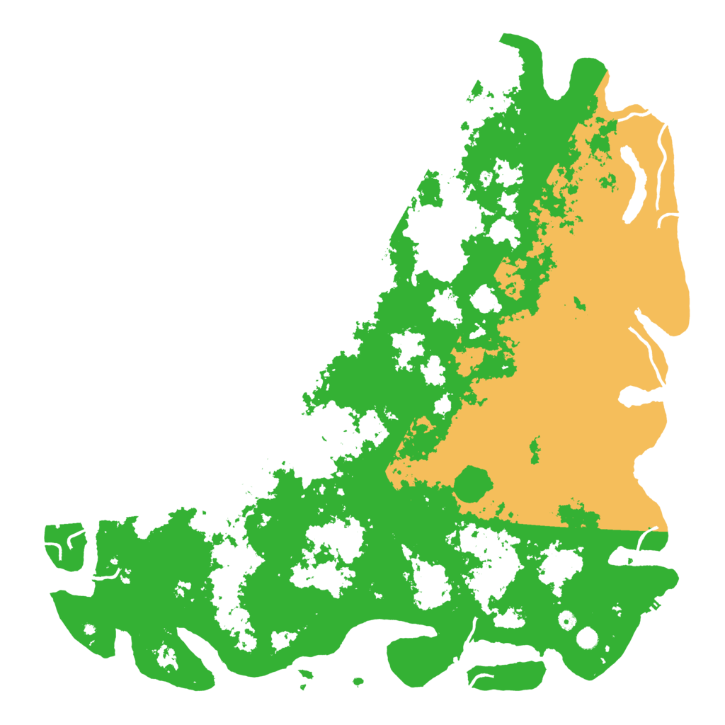 Biome Rust Map: Procedural Map, Size: 6000, Seed: 4232