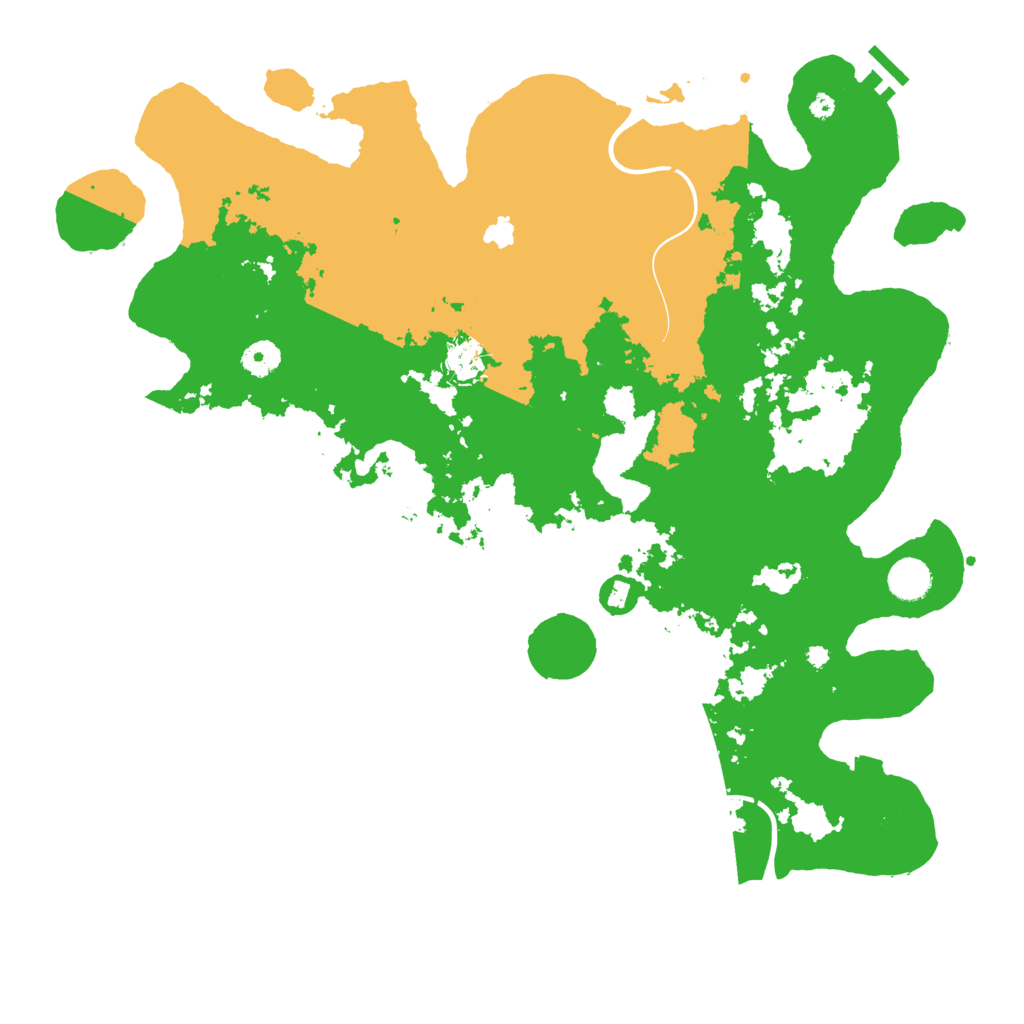 Biome Rust Map: Procedural Map, Size: 4200, Seed: 126322568