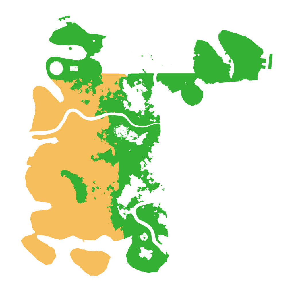 Biome Rust Map: Procedural Map, Size: 3850, Seed: 1346241545
