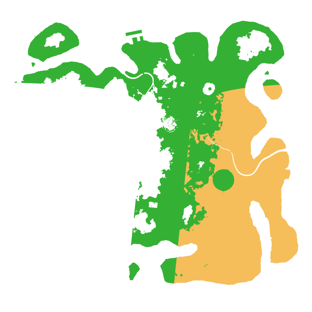 Biome Rust Map: Procedural Map, Size: 3850, Seed: 792125114