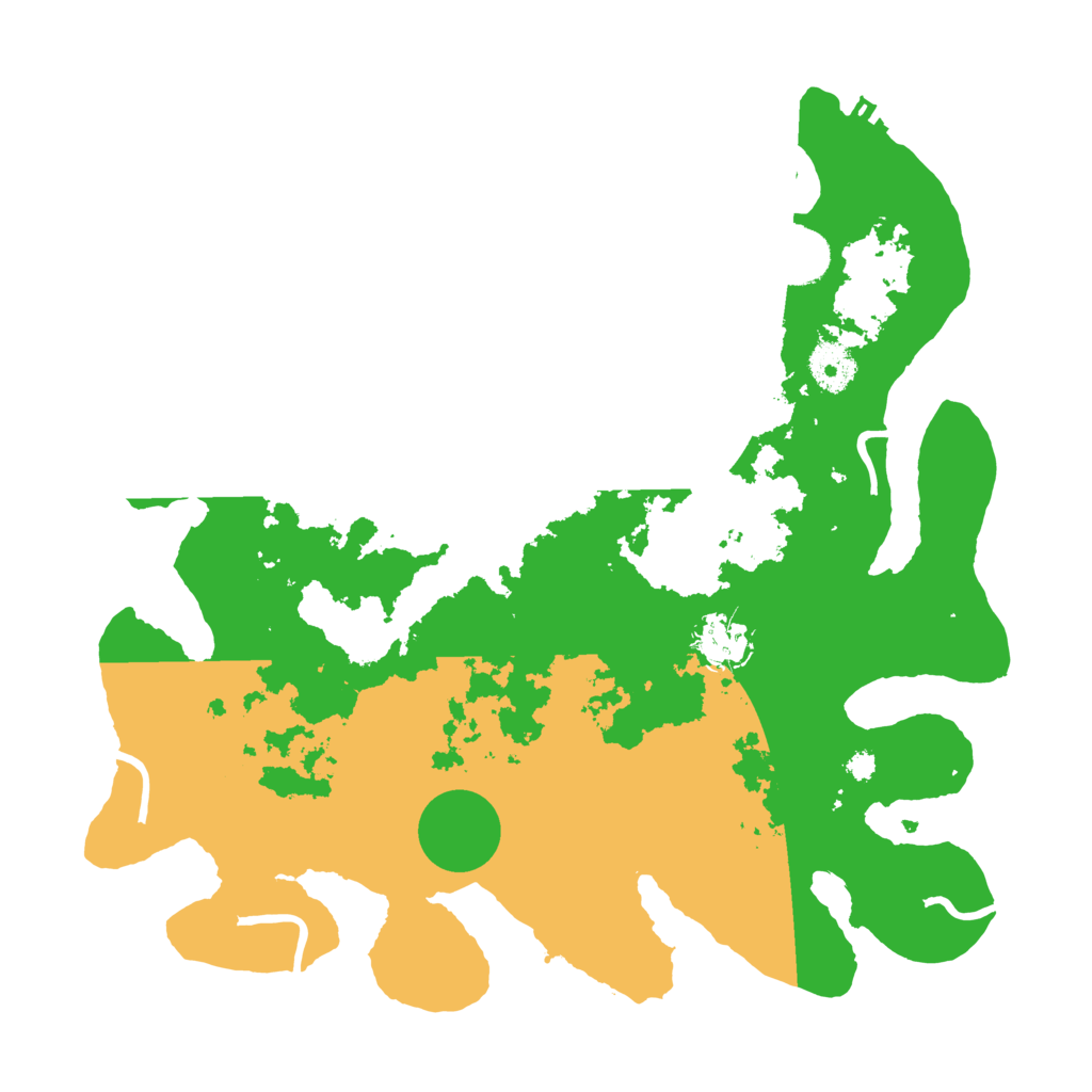 Biome Rust Map: Procedural Map, Size: 3500, Seed: 14164980