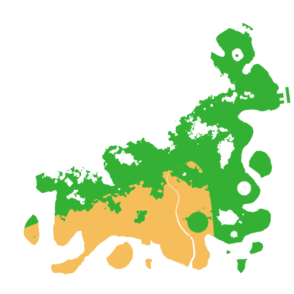 Biome Rust Map: Procedural Map, Size: 3750, Seed: 113897893