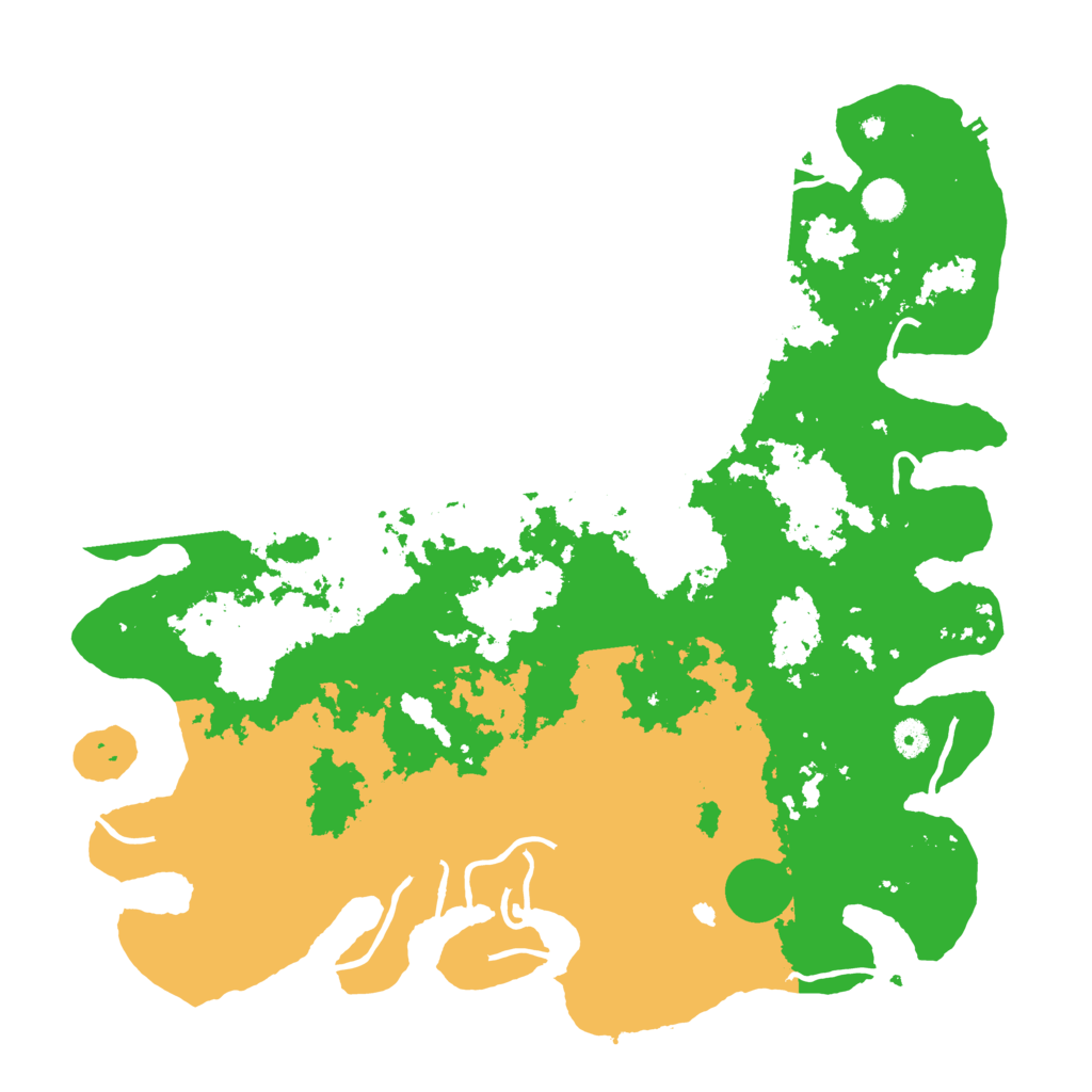 Biome Rust Map: Procedural Map, Size: 4500, Seed: 50604756