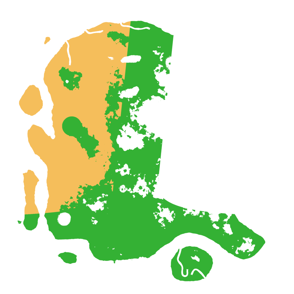 Biome Rust Map: Procedural Map, Size: 4000, Seed: 29558255