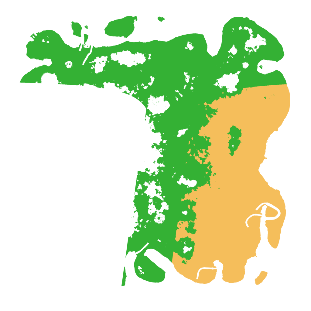 Biome Rust Map: Procedural Map, Size: 4500, Seed: 37463