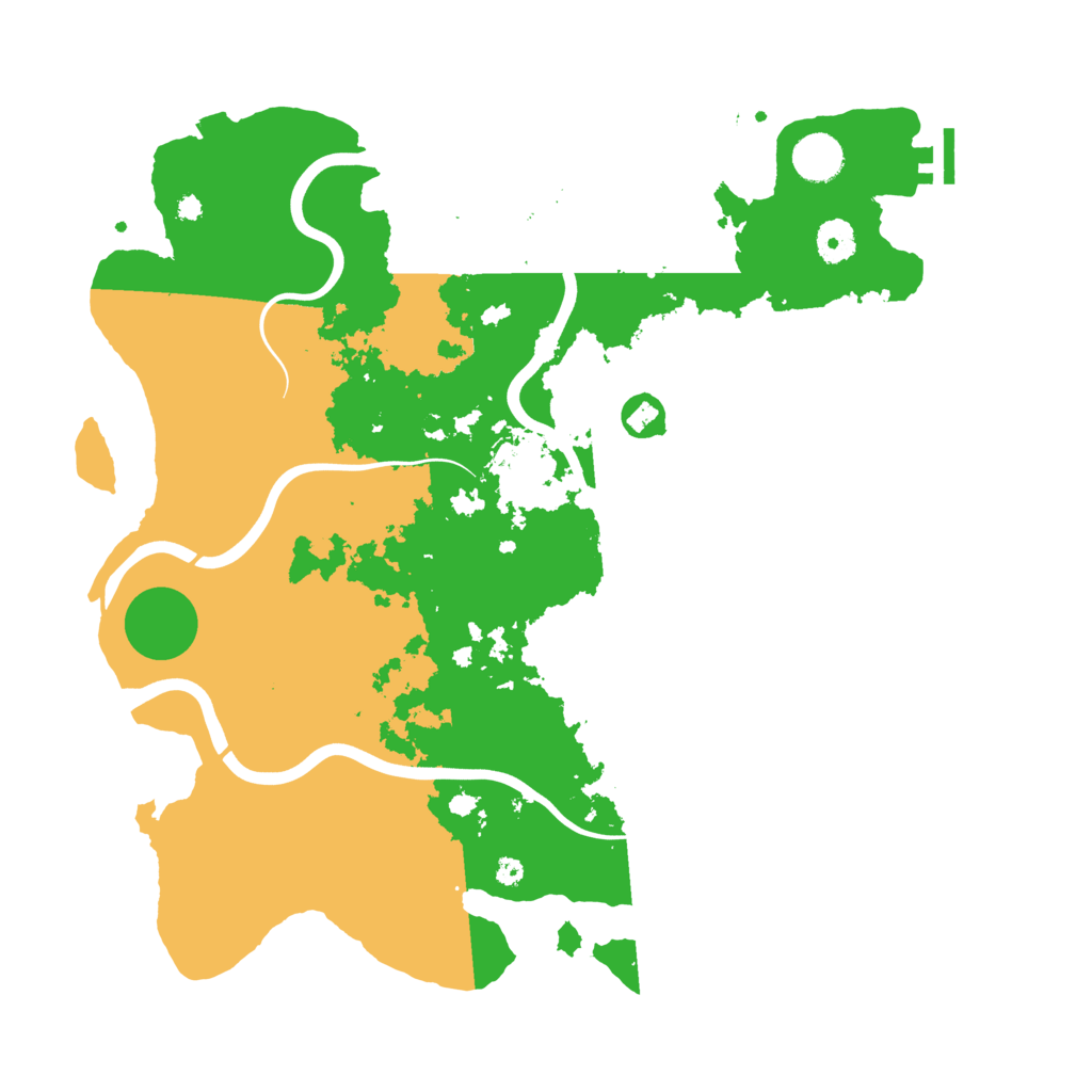 Biome Rust Map: Procedural Map, Size: 3950, Seed: 949497026