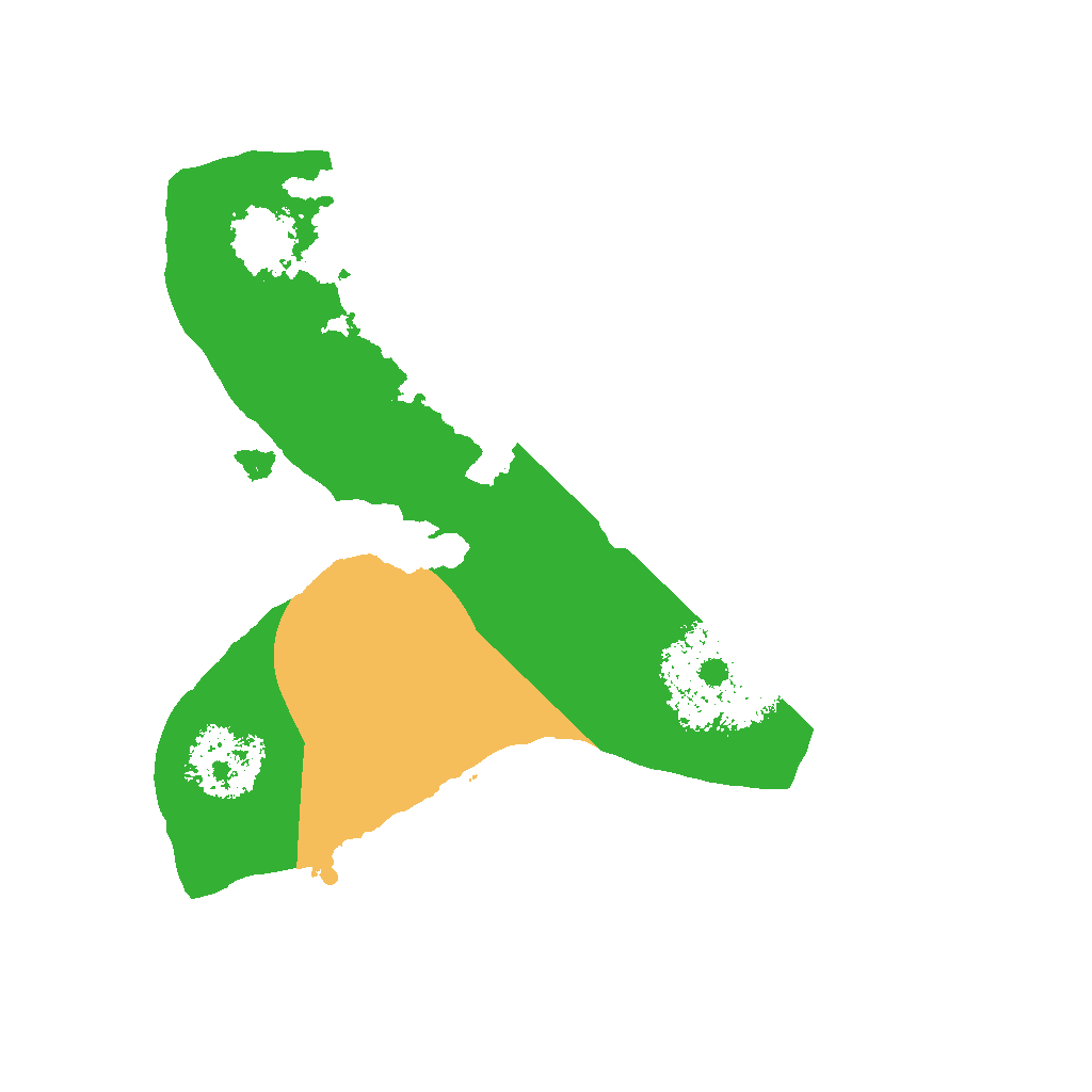 Biome Rust Map: Procedural Map, Size: 1500, Seed: 36013933