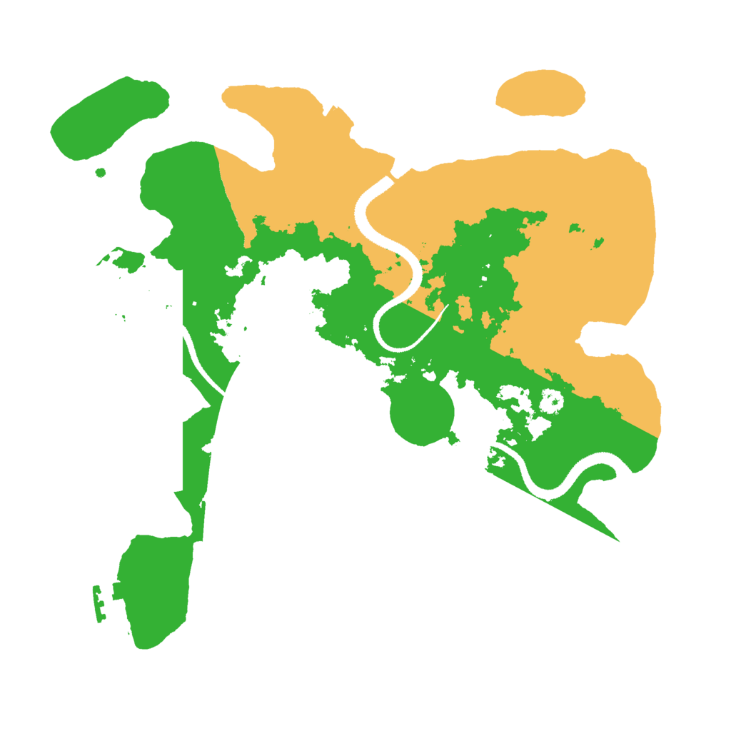 Biome Rust Map: Procedural Map, Size: 3000, Seed: 172398713