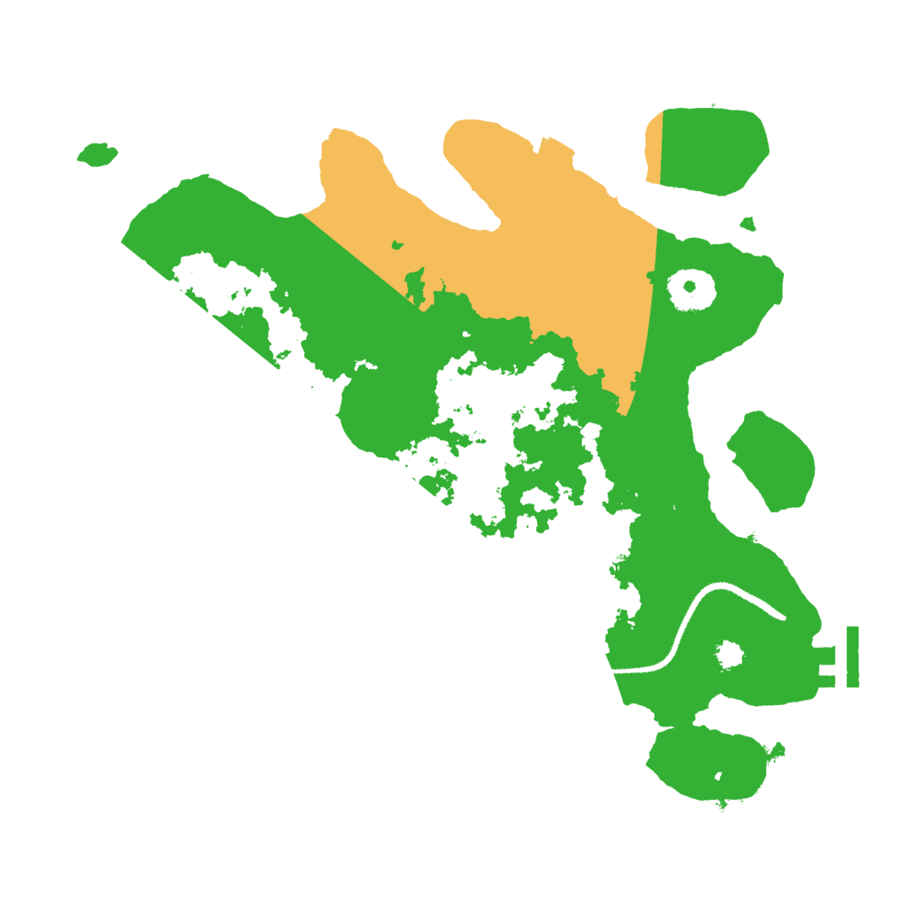 Biome Rust Map: Procedural Map, Size: 3000, Seed: 132465