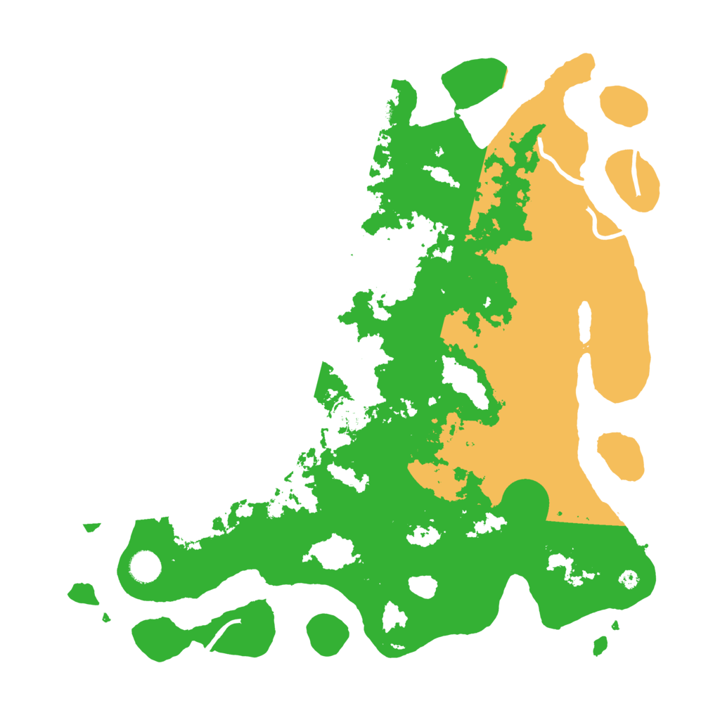 Biome Rust Map: Procedural Map, Size: 4000, Seed: 728197