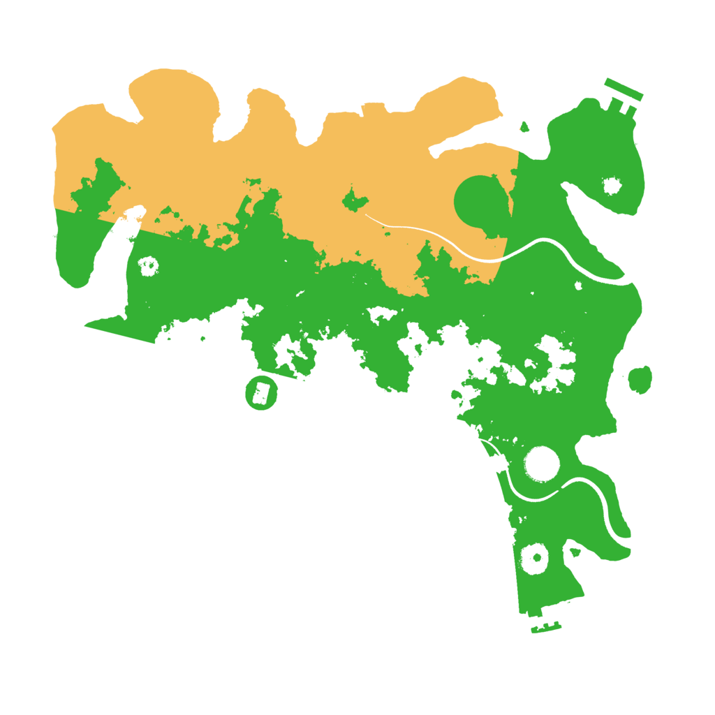 Biome Rust Map: Procedural Map, Size: 3600, Seed: 192800