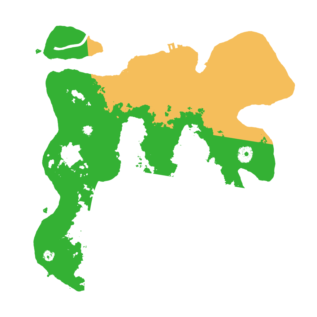 Biome Rust Map: Procedural Map, Size: 3000, Seed: 8239