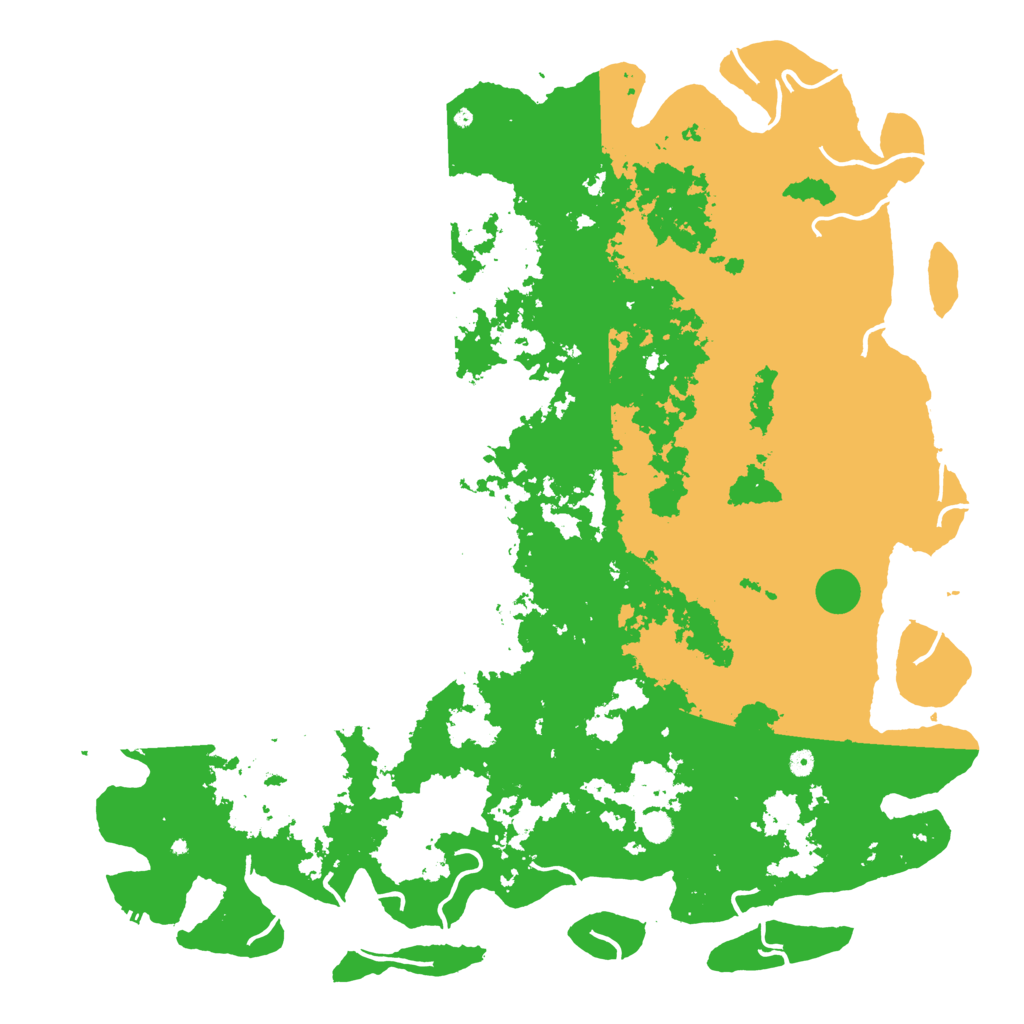 Biome Rust Map: Procedural Map, Size: 6000, Seed: 5489334
