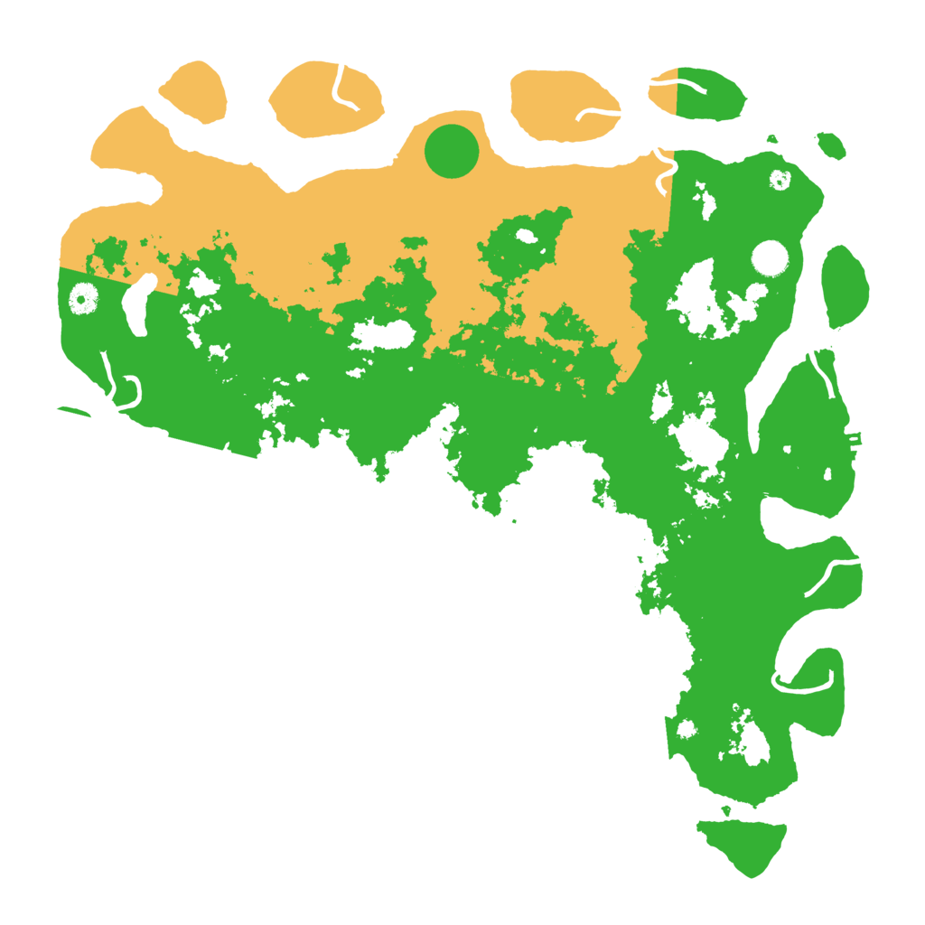 Biome Rust Map: Procedural Map, Size: 4500, Seed: 62896972
