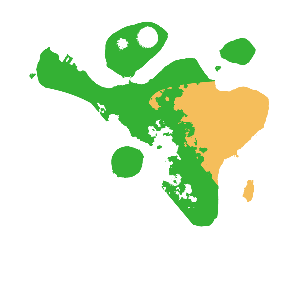 Biome Rust Map: Procedural Map, Size: 2500, Seed: 1497214442