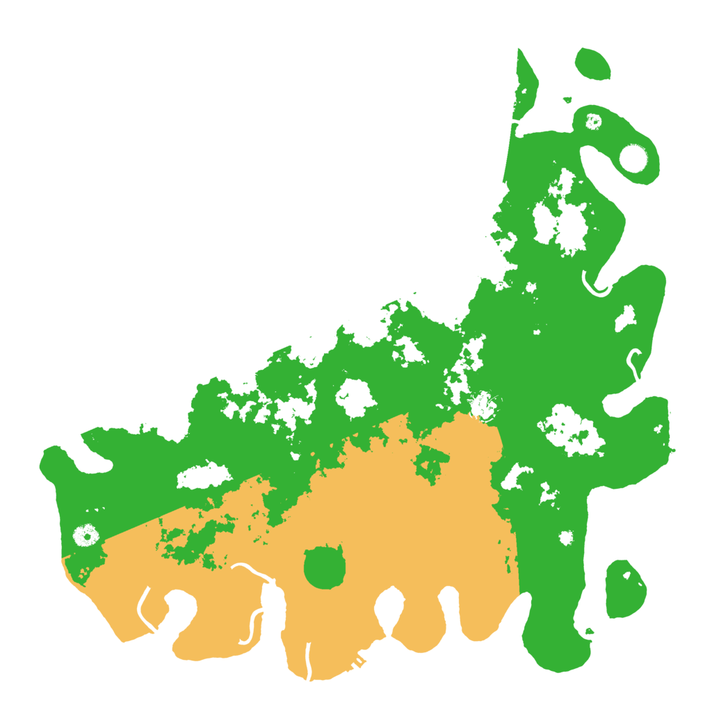 Biome Rust Map: Procedural Map, Size: 4500, Seed: 876990