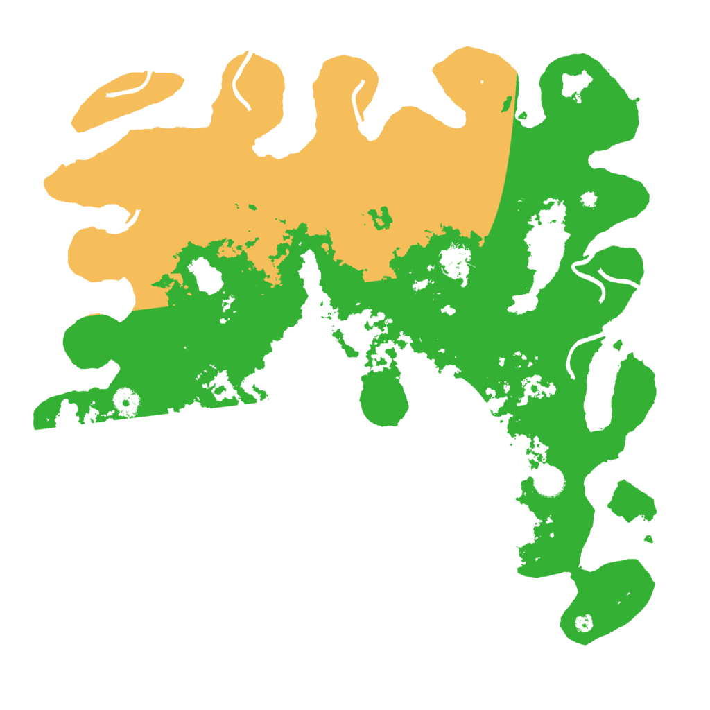 Biome Rust Map: Procedural Map, Size: 4100, Seed: 658088