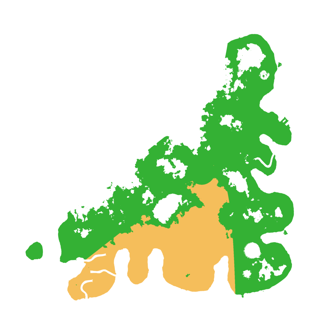Biome Rust Map: Procedural Map, Size: 3600, Seed: 447377
