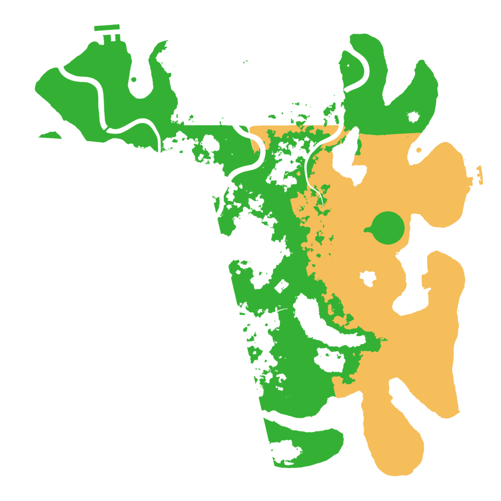 Biome Rust Map: Procedural Map, Size: 4000, Seed: 2052957512